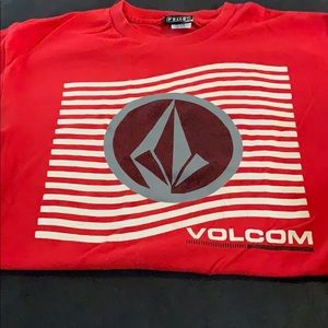 Red Volcom Men’s T-shirt